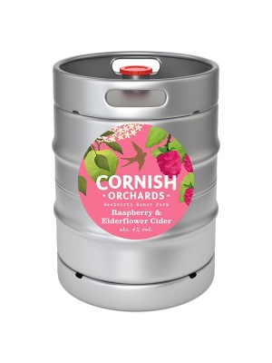Cornish Orchard Raspberry and Elderflower Cider Keg 30L