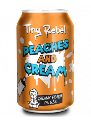 Tiny Rebel Peaches & Cream 1x330ml Can