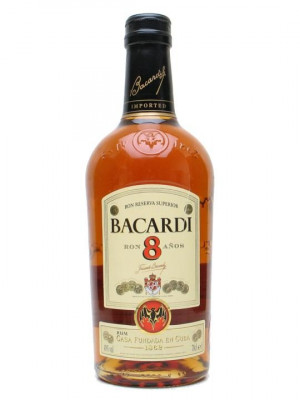 Bacardi 8yo Reserva Rum 70cl