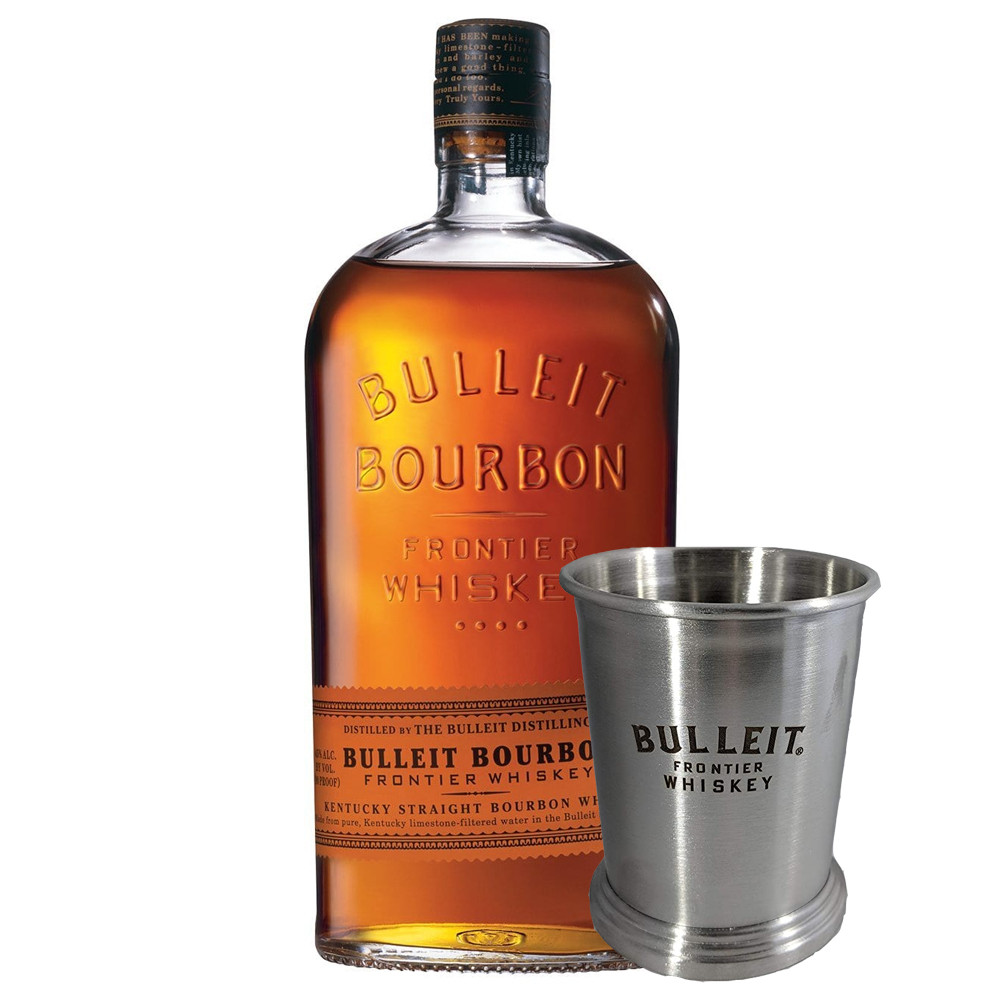 Bulleit Bourbon 70cl & Bulleit Julep Tin Gift Set