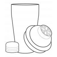 Cocktail Shaker and Strainer