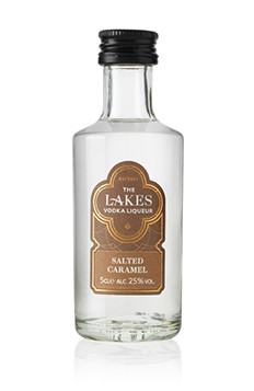 The Lakes Salted Caramel Vodka Liqueur Miniature 5cl