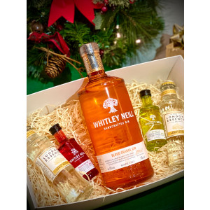 Gift Box - Whitley Neill Blood Orange Gin with 2 London Essence Tonics & Raspberry Gin Mini and Quince Gin Mini