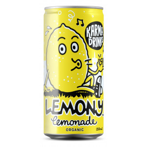 Karma Drinks - Organic Fairtrade Lemony Lemonade Cans 24 x 250ml