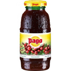 Pago Cranberry Juice 12x200ml