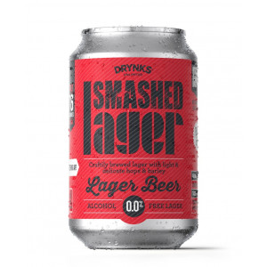 Smashed - Lager Beer - Alcohol Free 24 x 330ml Cans