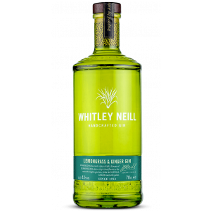 Whitley Neill Lemongrass and Ginger Gin 70cl