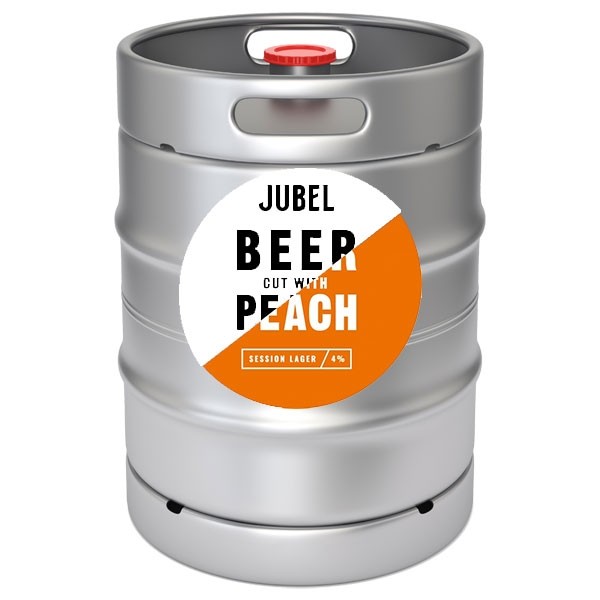 Jubel Beer cut with Peach 30L Keg
